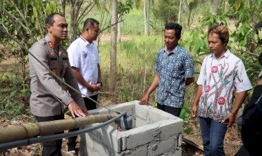 Wujud-Kepedulian-Polres-Malang-Bangun-Sumur-Bor-di-Donomulyo