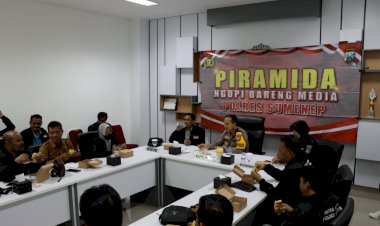 Pupuk-Sinergitas-Bersama-Media,-Polres-Sumenep-Gelar-Piramida