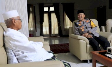 Cooling-System-untuk-Pemilu-2024,-Kapolres-Kediri-Kota-Silaturahmi-ke-Ponpes-Al-Amien-Ngasinan