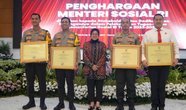 Serius-Tangani-Kasus-Kekerasan-Perempuan-dan-Anak,-Polresta-Sidoarjo-Raih-Penghargaan-dari-Menteri-Sosial