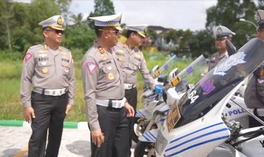 Jelang-HUT-RI-ke-79-di-IKN,-Kakorlantas-Cek-Kesiapan-Personel-dan-Kendaraan-Lalu-Lintas