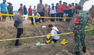Polisi-Berhasil-Amankan-Pasangan-Kekasih-Diduga-Kuburkan-Bayi-di-Area-Persawahan-Bojonegoro