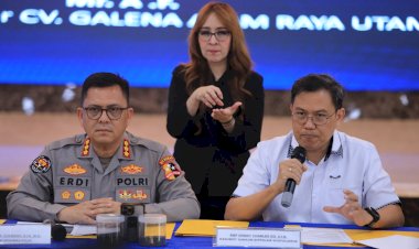 Polri-Bongkar-Tambang-Timah-Ilegal-di-Bekasi,-Kerugian-Negara-Capai-Rp10-Miliar