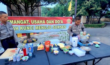Siswa-Bakomsus-Tata-Boga-SPN-Polda-Jatim-Unjuk-Keahlian-Kuliner,-Ka-SPN:-'Ini-Bagian-Dukungan-Ketahanan-Pangan