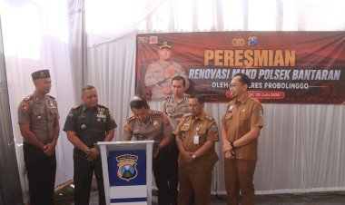 Kapolres--Probolinggo-Resmikan-Renovasi-Polsek-Bantaran-dan-Besuk,Tekankan-Optimalisasi-Pelayanan-Publik