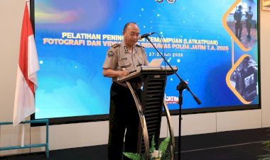 Polda-Jatim-Gelar-Latkatpuan-Fotografi-dan-Videografi,-Tingkatkan-Kompetensi-Personel-di-Era-Digital