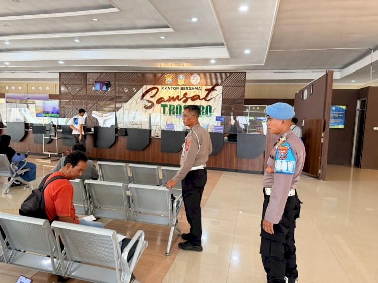 Polresta Sidoarjo Intensifkan Patroli, Cegah Praktik Calo di Kantor Samsat