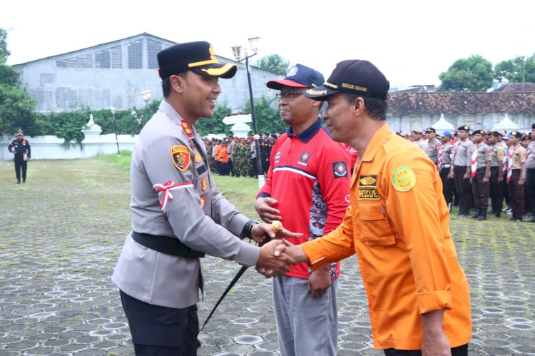 Polres Ngawi Perkuat Jaga Kondusifitas Wilayah dengan Sabuk Kamtibmas