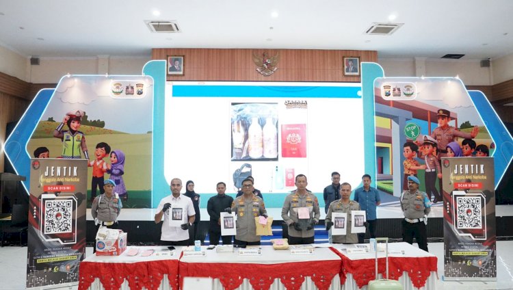 Polresta Sidoarjo Ungkap Peredaran Narkotika Jaringan Internasional, Dua WNA Ditangkap