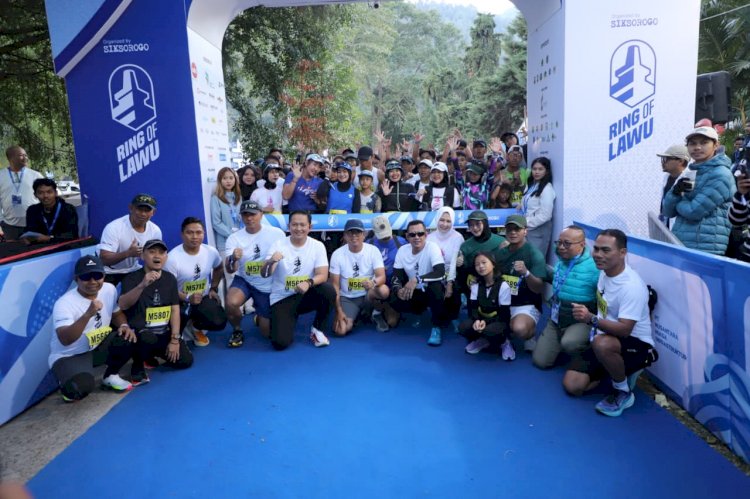 Dukung Pariwisata Polres Magetan Turut Ambil Bagian Trail Run Ring of Lawu 2026
