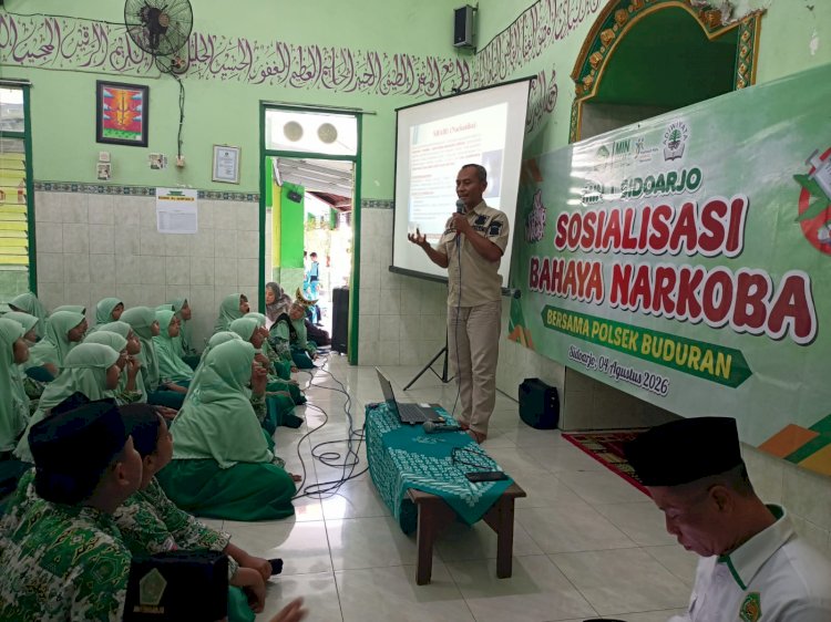Polsek Buduran Edukasi Bahaya Narkoba Sejak Dini