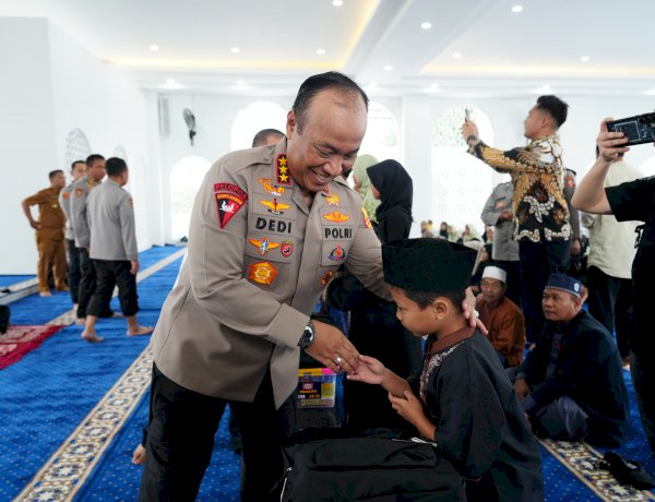 Kepala Desa Cibinong Dukung Pembangunan SMA Kemala Taruna Bhayangkara